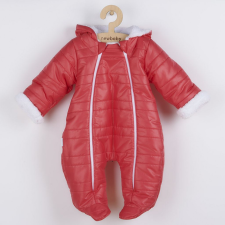 NEW BABY Téli kezeslábas - New Baby Pumi red raspberry - 62 (3-6 h) overál