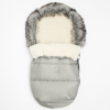 NEW BABY Téli lábzsák New Baby Lux Wool szürke