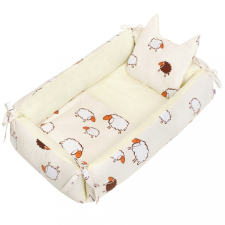 NEW BABY Többfunkciós babafészek párnával és paplannal New Baby Bari bézs babafészek