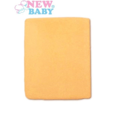 NEW BABY Vízálló lepedő New Baby 120x60 narancssárga | Narancssárga | babaágynemű, babapléd