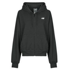 New Balance Pulóverek Sport Essentials French Terry Full Zip Fekete EU M női pulóver, kardigán
