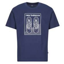 New Balance Rövid ujjú pólók GRAPHIC JERSEY TEE Tengerész EU XL férfi póló