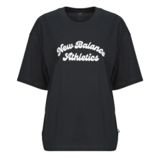 New Balance Rövid ujjú pólók LINEAR HERITAGE OVERSIZED T-SHIRT Fekete EU M