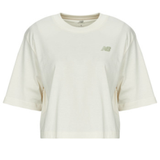 New Balance Rövid ujjú pólók LINEAR HERITAGE RELAXED T-SHIRT Bézs EU M