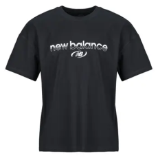 New Balance Rövid ujjú pólók TRACKSIDE T-SHIRT Fekete EU XS