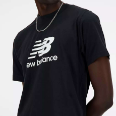 New Balance stacked logo t-shirt póló férfi fekete l