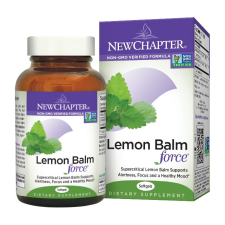 New Chapter Lemon Balm Force- citromfű, 30 db vitamin és táplálékkiegészítő
