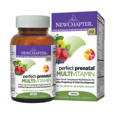 New Chapter Perfect Prenatal terhesvitamin, 270 db vitamin és táplálékkiegészítő