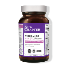 New Chapter WholeMega for Moms vadlazac olaj kismamáknak, 90 db, New Chapter vitamin és táplálékkiegészítő