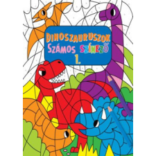 New Entertain. &amp; Distrib. &amp; Ant. Dinoszauruszok - Számos színező 1. gyermek- és ifjúsági könyv