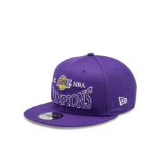 New Era los angeles lakers champions patch 9fifty baseball sapka unisex lila m/l