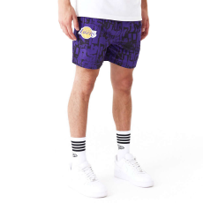 New Era nba all over print los angeles lakers rövidnadrág férfi lila xl
