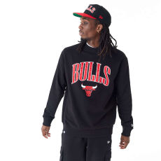 New Era nba arch graphic chicago bulls oversized pulóver férfi fekete xl