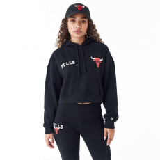 New Era nba team logo chicago bulls womens crop pulóver női fekete l