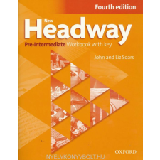 NEW HEADWAY 4TH PRE-INT WB+KEY NEW nyelvkönyv, szótár