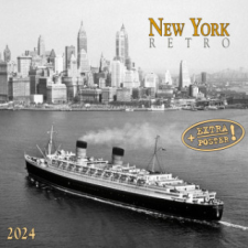  New York Retro 2024 naptár, kalendárium