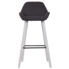Newnan bárszék négylábú fekete - fehér 318155