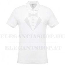  Newsmen férfi piké póló - Fehér férfi póló