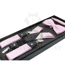  Newsmen nadrágtartó szett - Rózsaszín aprómintás ajándéktárgy