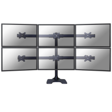 Newstar FPMA-D700DD6 10"-27" LCD TV/Monitor asztali tartó - Fekete (6 kijelző) tv állvány és fali konzol