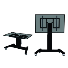 Newstar PLASMA-M2500TBLACK 42"-100" Plazma TV tartó motoros állvány Fekete tv állvány és fali konzol