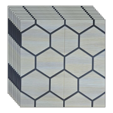  NEXTLY Öntapadós 3D Tapéta - 40 db, Krém, 18,48 m² tapéta, díszléc és más dekoráció