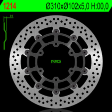 NG Brake Disc NG BRAKES Úszó - 1214 egyéb motorkerékpár alkatrész