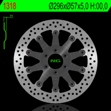 NG Brake Disc NG BRAKES Úszó - 1318 egyéb motorkerékpár alkatrész