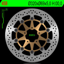 NG Brake Disc NG BRAKES Úszó - 458 egyéb motorkerékpár alkatrész