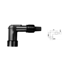 NGK Gyújtógyertya Sapka - LD01F egyéb motorkerékpár alkatrész