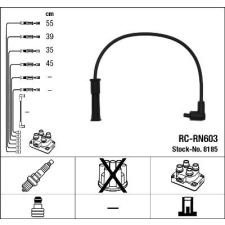 NGK gyújtókábelkészlet NGK 8185 autóalkatrész