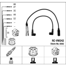 NGK gyújtókábelkészlet NGK 8262 autóalkatrész