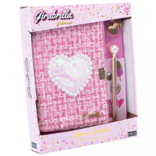 Nice Tweed diary with a sequins heart oktatójáték