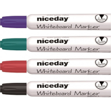 Niceday kerek hegyű 4db-os vegyes színű táblamarker készlet filctoll, marker