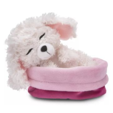NICI green: pudli plüsskutyus kosárban - 12 cm plüssfigura