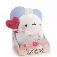 NICI Molang a nyuszi szív alakú lufival plüsfigura 16 cm (61673) plüssfigura