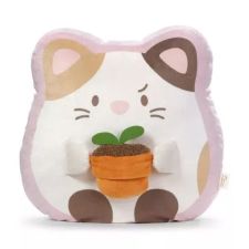 NICI MyMochi: Angy párnaplüss cica cserepes növénnyel - 35 x 33 plüssfigura