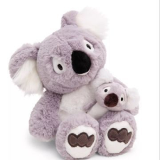 NICI plüss: Barry koala kölykével - 30 cm, ülő plüssfigura
