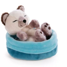 NICI : sziámi plüsscica kosárban - 12 cm plüssfigura