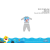 Nickelodeon Baby Shark baba pizsama - jersey pamut pizsama - szürke - 86