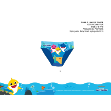 Nickelodeon Baby Shark fürdő alsó kisfiúknak - középkék - 110 gyerek fürdőruha