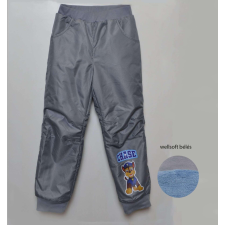 Nickelodeon Mancs őrjárat bélelt vízlepergetős nadrág puha wellsoft bélés szürke 8 év (128 cm) gyerek nadrág