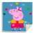 Nickelodeon Peppa mágikus kéztörlő, arctörlő, törölköző 30x30 cm Nr 02