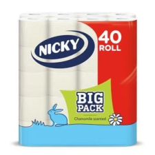  Nicky BIG PACK toalettpapír, 3 rétegű, 40 tekercs higiéniai papíráru
