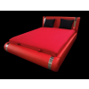  Nico franciaágy160×200 cm Ortopéd 12 cm-es szivacsos, Piros