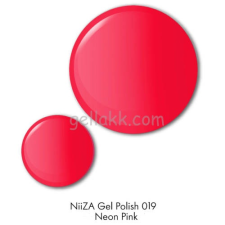 NiiZA Gel Polish 7ml - 019 NEON pink lakk zselé