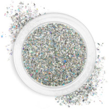 NiiZA Metal flakes #2 Unicorn silver körömdíszítő