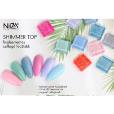 NiiZA Shimmer top fedőlakk #1 - 4ml műköröm zselé