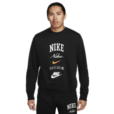 Nike Club blúz Bb Crew Stack Gx FN2610010 A Black XS férfi pulóver, kardigán