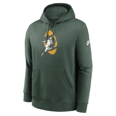 Nike club fleece pullover hoodie - nfl green bay packers pulóver férfi zöld 3xl